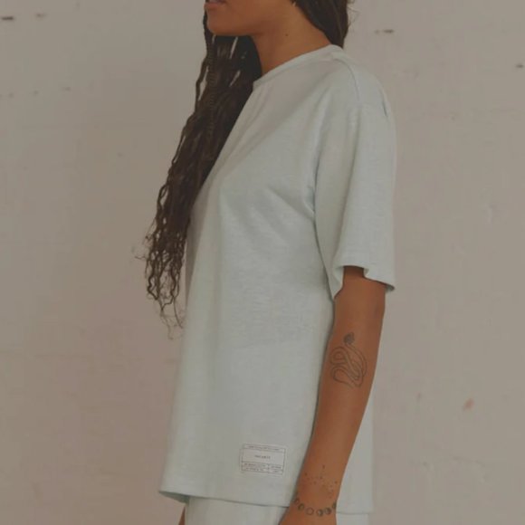 NWT Peppermayo Vacancy Supply - The Essential Tee - Baby Blue - Picture 5 of 6